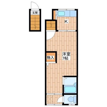 田島テラスハウスの物件間取画像